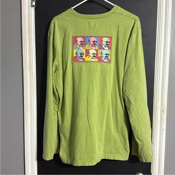 Blu Nomad Gandhi Cotton Long Sleeve Size: XL Made in India Soft Yoga Meditation - Picture 2 of 8